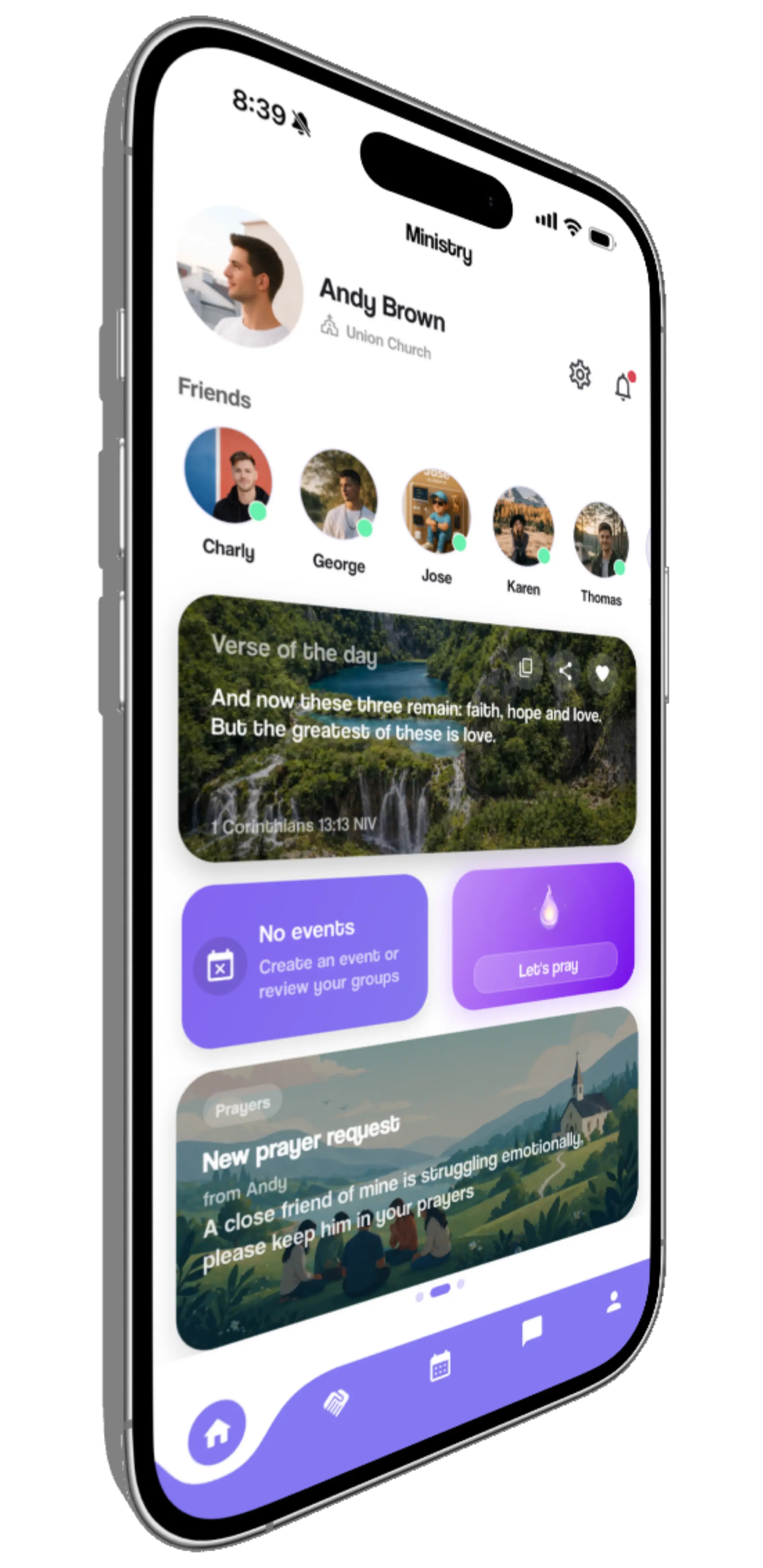 Ministry app preview